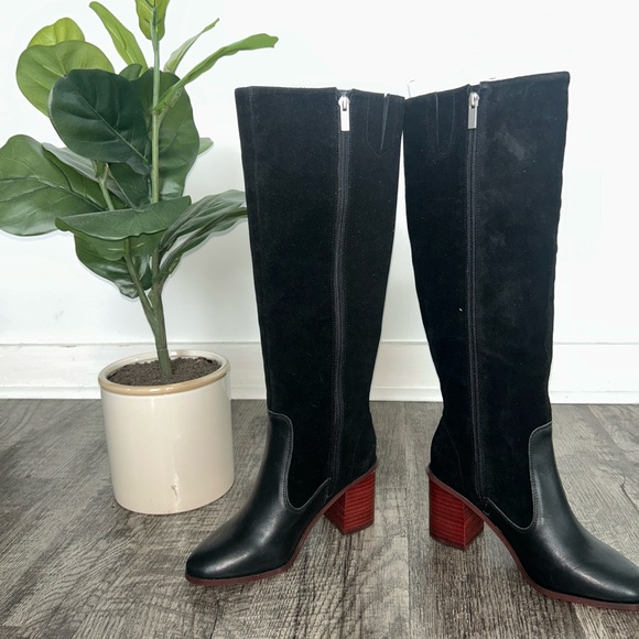 Splendid Black Heeled Boots Size 7 NEW - Picture 10 of 15